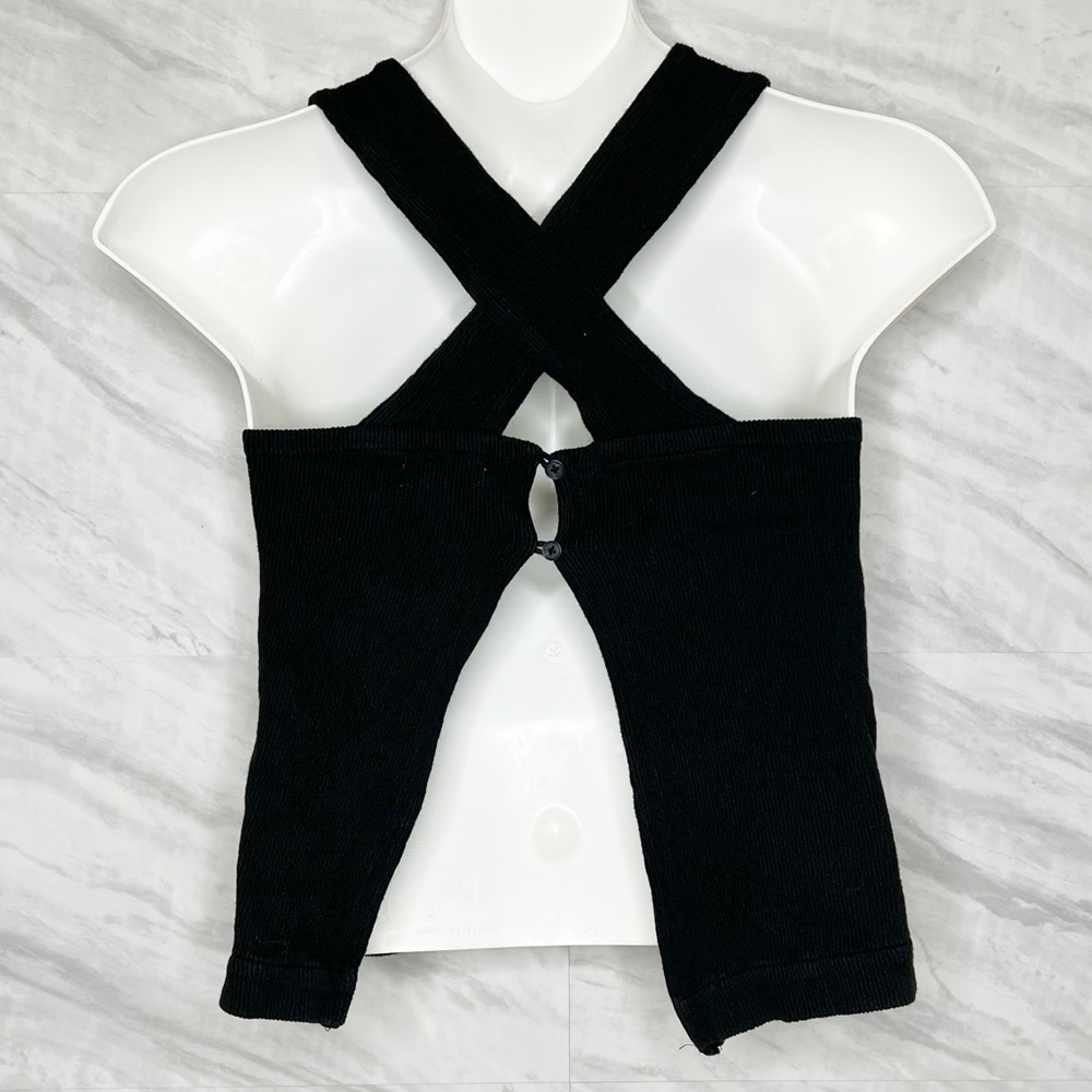 Madewell Open Back Ribbed Top Small - Picture 2 of 5